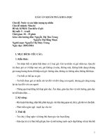 Giáo án khám phá khoa học 28 tháng 3