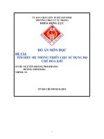Đề tài   tìm HIỂU hệ THỐNG NHIÊN LIỆU sử DỤNG bộ CHẾ hòa KHÍ