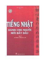 Tiếng nhật dành cho người mới bắt đầu tập 2