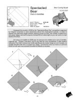 Origami cơ bản: con gấu