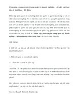 Phân cấp, phân quyền trong quản trị doanh nghiệp  lý luận và thực tiễn ở Niệt Nam