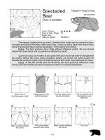 Origami cơ bản: con gấu