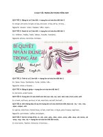 13 QUY tắc TRỌNG âm TRONG TIẾNG ANH