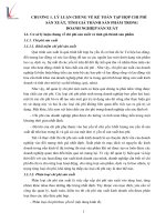 GIẢI PHÁP VÀ KIẾN NGHỊ NHẰM HOÀN THIỆN KẾ TOÁN TẬP HỢP CHI PHÍ SẢN XUẤT VÀ TÍNH GIÁ THÀNH SẢN PHẨM TẠI CÔNG TY TNHH THƯƠNG MẠI VÀ DỊCH VỤ DU LỊCH PHÚC VIỆT