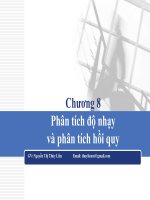 chuong 8   phan tich do nhay   phan tich hoi quy 