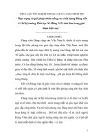 Thực trạng và giải pháp nhằm nâng cao chất lượng đảng viên ở chi bộ trường tiểu học xi măng 129 anh sơn trong giai đoạn hiện nay