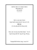 Đề tài cơ cấu phân phối khí thông minh 