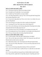 câu hỏi Thị trường chứng khoán