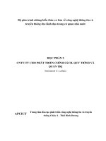 Bộ giáo trình những kiến thức cơ bản về công nghệ thông tin và truyền thông cho lãnh đạo trong cơ quan nhà nước