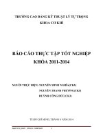Báo cáo thực tập tốt nghiệp cơ KHÍ 