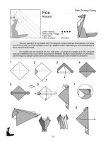 Origami cơ bản: con cáo