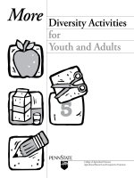 More diversity Activities for Youth and Adults
