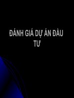 5B ĐÁNH GIÁ dự án đầu tư