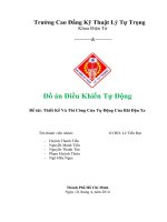 Thiết kế và thi công cửa tự động bãi gửi xe