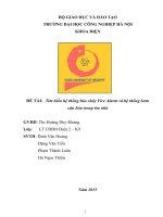 ĐỒ án tự ĐỘNG hóa báo cháy và hệ thống bơm tòa nhà