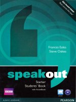 Speakout starter students book