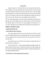 THỰC TRẠNG XÂY DỰNG KẾ HOẠCH VÀ CHÍNH SÁCH NHÂN LỰC CỦA CÔNG TY MAY 10