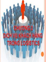Bài giảng lý thuyết về dịch vụ khách hàng trong Logistic