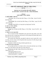 Thuyet minh hồ sơ dự thầu