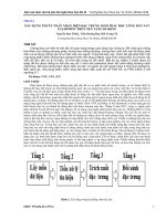 XÂY DỰNG THUÂT TOÁN NHẬN DIỆN đặc TRƯNG SINH TRẮC học LÒNG bàn TAY PALMPRINT TRÊN nền TẢNG DI ĐỘNG 