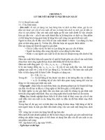 CHƯƠNG V: LÝ THUYẾT HÀNH VI NGƯỜI SẢN XUẤT VÀ CẤU TRÚC THỊ TRƯỜNG