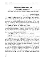 NHỮNG KHÓ KHĂN VÀ THÁCH THỨC TRONG đào TẠO GIÁO VIÊN ở TRƯỜNG đại HỌC HỒNG đức TRONG GIAI ĐOẠN HIỆN NAY