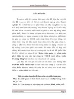Hoàn thiện quản trị kênh phân phối thức ăn gia súc tại công ty TNHH xuất nhập khẩu phương đông 