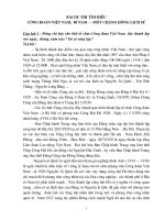 BÀI DỰ THI TÌM HIỂU  CÔNG ĐOÀN VIỆT NAM,  80 NĂM – MỘT CHẶNG ĐƯỜNG LỊCH SỬ