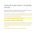 Hướng dẫn cài Win 7 chi tiết bằng hình ảnh