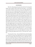 Hoàn thiện chiến lược quảng cáo của tổng công ty bia   rượu   nước giải khát hà nội 