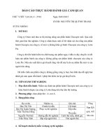 BÁO CÁO THỰC HÀNH ĐÁNH GIÁ CẢM QUAN