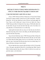 Hoàn thiện công tác kế toán doanh thu bán hàng và xác định kết quả kinh doanh tại công ty TNHH thương mại điện tử hoàng sơn 