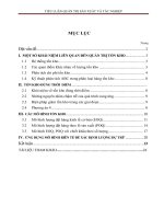 Bài tiểu luận quản trị hàng tồn kho 