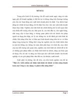 Một số ý kiến nhằm cải thiện tình hình tài chính và khả năng thanh toán của công ty xây dựng và phát triển nông thôn 