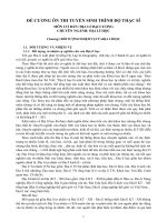 DE CUONG ON THI CAO HOC MON DIA LI DAI CUONG