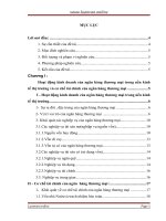 Một số ý kiến về tăng thu, tiết kiệm chi phí nhằm nâng cao hiệu quả kinh doanh tại NHĐTPT hà tây 