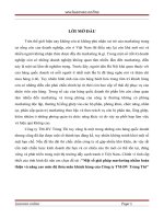 Một số giải pháp marketing nhằm hoàn thiện và nâng cao mức độ thỏa mãn khách hàng của công ty TM DV tràng thi 