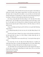 Tổ chức hệ thống thông tin và nghiên cứu marketing trong công ty xây dựng công nghiệp hà   nội 