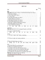 Xây dựng kế hoạch xúc tiến bán hàng cho sản phẩm thuốc bảo vệ thực vật của công ty cổ phần vật tư bảo vệ thực vật hòa bình 