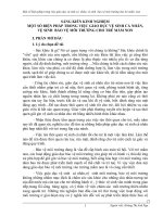 skkn một số kinh nghiệm trong việc giáo dục vệ sinh cá nhân, vệ sinh bảo vệ môi trường cho trẻ mầm non 