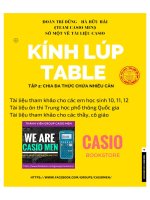 Kính Lúp Table  Tập 2  Chia Đa Thức Chứa Nhiều Căn
