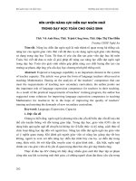 RÈN LUYỆN NĂNG lực DIỄN đạt NGÔN NGỮ TRONG dạy học TOÁN CHO GIÁO SINH