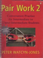 Pair work 2 conversation practice for Intermediate to UpperIntermediate Students
