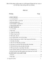 SKKN một số biện pháp chỉ đạo nâng cao chất lượng đồ dùng dạy học tự tạo các khối lớp trong trường mầm non eatung 