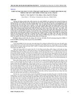 THIẾT kế bộ THU PHÁT TUYẾN TÍNH kết hợp NHẰM cải THIỆN BER TRONG hệ THỐNG CHUYỂN TIẾP MIMO TƯƠNG QUAN đa CHẶNG 