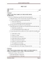 Chiến lược phát triển sản phẩm mới cho công ty cổ phần vật tư thú y TWI (VINASVETCO) 