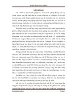 Một số biện pháp nhằm mở rộng thị trường tiêu thụ sản phẩm của công ty may chiến thắng 