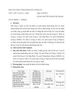 BÁO CÁO THỰC HÀNH ĐÁNH GIÁ CẢM QUAN