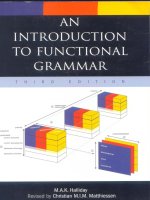 An introduction to functional grammar ( Sách ngữ pháp tiếng anh hay )