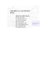 Triệu chứng học nội khoa GS nguyễn huy dung